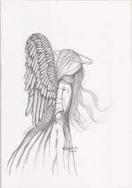Graphite and charcoal pencils on alabaster paper vinz art 2020. Angel In Silence Pencil Drawing By Cc Crystow Angel Drawing Art Angel Sketch