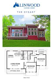 The Sloping Roofline Of The Dysart Home Package From Linwood Homes Offers Opportunity For Large Windows And Large House Plans Starter Home Plans Linwood Homes