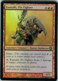 Detailed information about mechanics, colors, visual mana curve of the deck. Mtg Kamahl Pit Fighter Foil Rainbowcomicsandcards Com