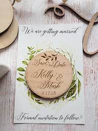 Wooden Save The Date Magnets Engraved Save The Date Magnet Etsy Save The Date Magnets Rustic Save The Dates Diy Save The Dates