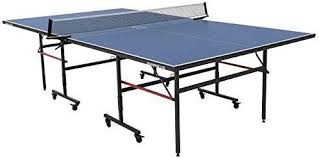 Amazon Com Stiga Advantage Lite Recreational Indoor Table Tennis Table 95 Preassembled Out Of Box With Easy Attach Preassembled Table Tennis Ping Pong Table