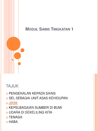 Tajukpengenalan kepada sains sel sebagai unit asas kehidupan jirim kepelbagaian sumber di bumi udara di sekeliling kita tenaga haba. Sains Tingkatan 1 Bab 3 Jirim