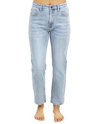 Mid-Rise Non-Distressed Vintage Wash Girlfriend Jeans - Grace and Lace