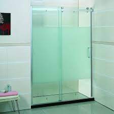 Frosted Glass Shower Enclosure Partially Frosted Glass Shower Doors Bathroom Pinterest Glass Shower Doors Sliding Shower Door Tempered Glass Shower Doors