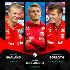 Players can influence their friends and national teammates in choosing their next team and arsenal fans want odegaard to help them land haaland. Squawka Football On Twitter Erling Haaland Martin Odegaard Alexander Sortloth Norway Are Gearing Up For The 2022 World Cup Https T Co Nvpi2tzdt5