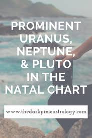 prominent uranus neptune pluto in the natal chart