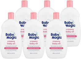 Buy Baby Magic Creamy Baby Oil Coconut Oil Camelia Oil Free Of Parabens Phthalates Sulfates And Dyes 16 5 Fl Oz Pack Of 6 Online In Hungary B08b8srfv6