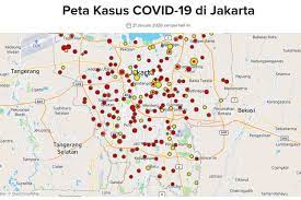 Ia menyebut dki jakarta termasuk yang mendapat e. Populer Jabodetabek Jakarta Dipenuhi Titik Merah Persebaran Covid 19 Stigma Negatif Tenaga Medis Halaman All Kompas Com
