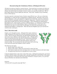 Do you like learning about new things in english? Reconstructing The Evolutionary History Of Biological Diversity