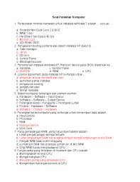Maybe you would like to learn more about one of these? Soal Tes Cpns Dan Kunci Jawaban Research Papers Academia Edu