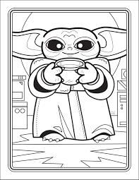 Star wars coloring pages | simple everyday mom. The Unofficial Baby Yoda Coloring Book