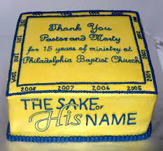 Bible verse on edible print , fondant blue for weddings, birthdays, religious celebrations, anniversaries, or everyday, maple bakery inc. Pastor S Church Anniversary Celebration Cakecentral Com
