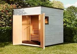 Saunahaus Flachdach In 2020 Design Gartenhaus Gartenhaus Gartenhaus Modern