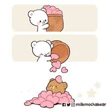 Milk and mocha bears wallpaper. Milk Mocha Bear Lovely Cute Couple Milk Mocha Naughty Pic