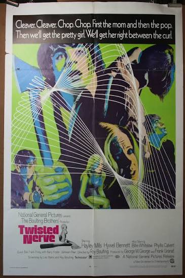 TWISTED NERVE. Original Film Poster - Hayley Mills - Original Vintage Movie  Posters