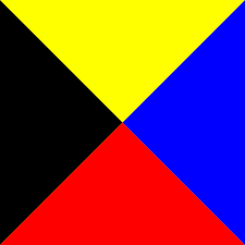 What flag has the colors blue yellow quora. Z Flag Wikipedia