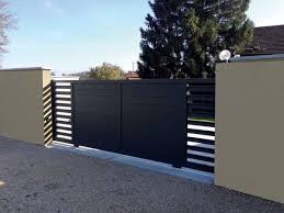 Portail Coulissant Aluminium Tera2 Maison Moderne Portail