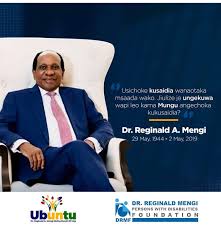 Tanzanian entrepreneur and philanthropist, dr. Dr Reginald Mengi Foundation Home Facebook