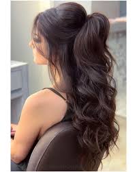 Start with straight locks for this style or curl the hair for extra volume. Pin On Design