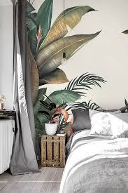 34 bedroom wallpapers that make a statement. Tropical Wallpaper Designed By Lemon Urban Jungle Palm Prints Are Hot Right Now For Interiors And Home Decor Let Our Tropical Wallpaper Brings The Very In Vog Tropical Home Decor Tropical Interior