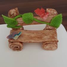 Vorbereitung Motivtorte Garten Kopfsalat Karotten Blumenkohl Vogeltranke Bank Gartenbank Giesskanne Motivtorten Fullung Motivtorte Kopfsalat
