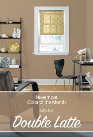 Smooth Creamy And With Just Enough Buzz Double Latte Sw 9108 Is A Warm Color That S Perfect As Chilly Living Room Colors Dining Room Paint Family Room Paint