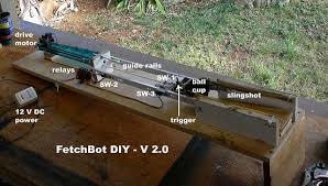 The ball launcher is just a simple tennis ball launcher toy for dogs (the launcher is very basic, since you can't adjust spin, interval, or anything like that. Pin On Arduino Projects