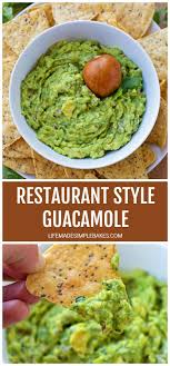 Restaurant Style Guacamole Life Made Simple Recipe In 2020 Homemade Guacamole Recipes Guacamole