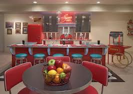 50s diner kitchen room decor and design