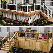 Diy Projects And Ideas Lattice Deck Deck Skirting Building A Deck