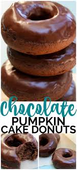 You'll need a donut pan to make them, but other than this special piece of equipment, making them. Chocolate Pumpkin Cake Donuts