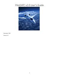 Pilot2atc V2 0 User S Guide Manualzz Com