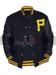 Pittsburgh Pirates Majestic Varsity Letterman Bomber Jacket Jackets Wonderful Clothes Pittsburgh Pirates