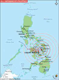 1.7 km west of batangas, calabarzon, philippines. Philippines Earthquake Map Places Affected By Earthquake In Philippines