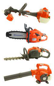 Husqvarna Battery Operated Kids Trimmer Chainsaw Hedge Trimmer Blower Toys Diy Kids Toys Battery Operated Toys Kids Toys