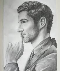 Drawing Of Tom Ellis Lucifer By Me Love Him So Much Supernatural Lucifer Lucifer Morningstar Tom Ellis Lucifer