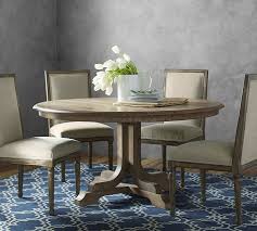 linden round pedestal dining table