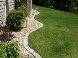 This will keep the mulched beds at bay, while. Gorgeous 25 Stone Garden Edging Design Ideas For Amazing Garden Backyard Landscaping Garden Edging Landscape Edging