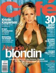 Jag samlar på glas av carolina gynning, och därmed är det en väldigt lätt och bra julklapp eller present för william (och björn) att köpa till mig. Carolina Gynning Cafe Magazine November 2000 Cover Photo Sweden