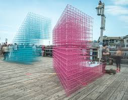 Gallery Of Runaway A Temporary Splash Of Color For The Santa Barbara Waterfront 19 Installation Art Landscape Architecture Public Art