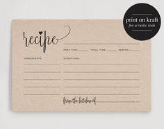 Make sure, however, that before you begin a big organization project with your recipes that you actually are only organizing the recipes you want to keep. 12 Reciepe Cards Ideas Recipe Cards Template Printable Recipe Cards Food App