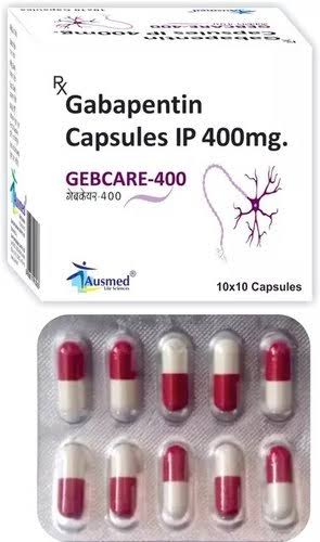 Gabapentin Capsules - 400 mg | GMP/ISO/USFDA Approved, Suitable for Adults  and Seniors, Treats Seizures and Neuropathic Pain, Store in Cool and Dry  Place - 400 Mg | Gmp/iso/usfda Approved, Suitable For