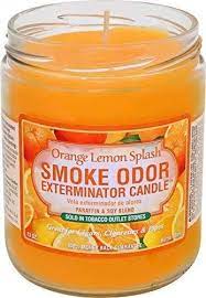 Boasts a unique blend of sweet oranges with a splash of tangy lemons. Smoke Odor Exterminator Candle Orange Lemon Splash 13 Oz Buy Online In Bahamas At Bahamas Desertcart Com Productid 3477379