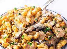Chicken And Mushroom Pasta Recipe Enhanced Mushroom Flavour Food Voyageur Recipe Pasta Recipes Easy Pasta Recipes Mushroom Recipes Pasta