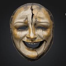 🎨 Horror Smile Broken Face Mask