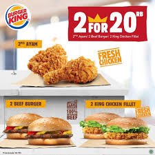 Tidak sabar untuk mencoba resep ini bersama teman dan keluarga? 2 For 20 Burger King Id