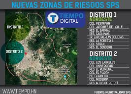 Iota Honduras Listado De Colonias De Sps En Riesgo De Inundacion