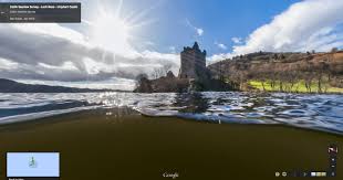 A screenshot of william moldt's car submerged underwater taken by satellite imagery found within google maps. Google Joins The Hunt For The Loch Ness Monster With Underwater Street View