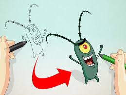 How To Draw Spongebob Step By Step Funny Sketch And Picture Spongebob Drawings Spongebob Characters Drawings Drawings