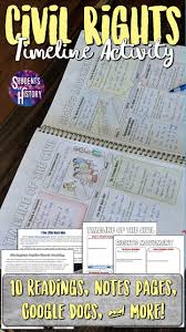 Civil Rights Movement Timeline American History Classroom History Teacher Classroom History Classroom
